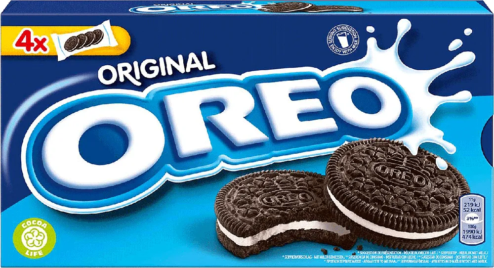 Թխվածքաբլիթ վանիլային միջուկով «Oreo» 176գ