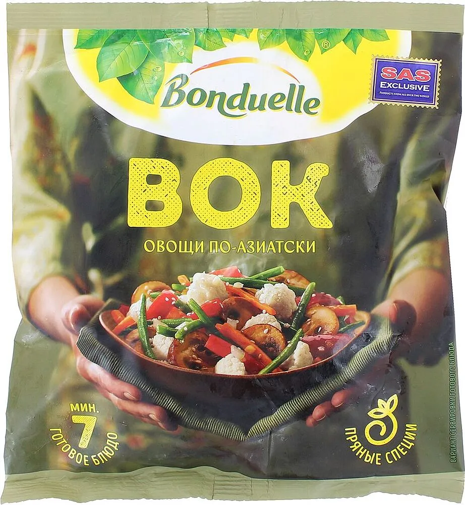 Բանջարեղեններ-վոկ սառեցված «Bonduelle» 400գ

