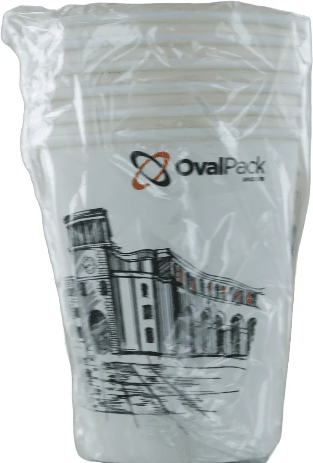 Բաժակներ թղթե մեկանգամյա օգտագործման «Oval Pack» 6 հատ