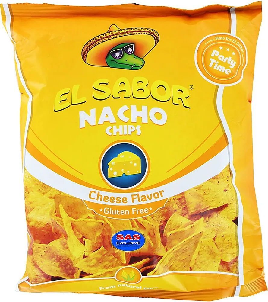 Չիպս պանրի «EL Sabor Nacho» 225գ