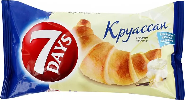 Կրուասան վանիլային միջուկով «7Days» 65գ 