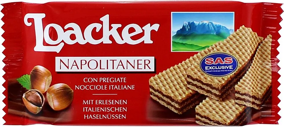 Վաֆլի՝ ընկուզային միջուկով «Loacker Napolitaner» 45գ