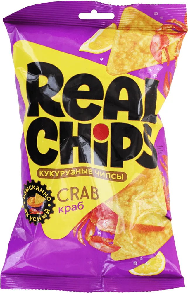 Չիպս կրաբի «Real Chips» 85գ