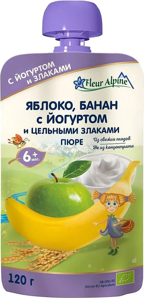 Խյուս խնձորի և բանանի "Fleur Alpine" 120գ