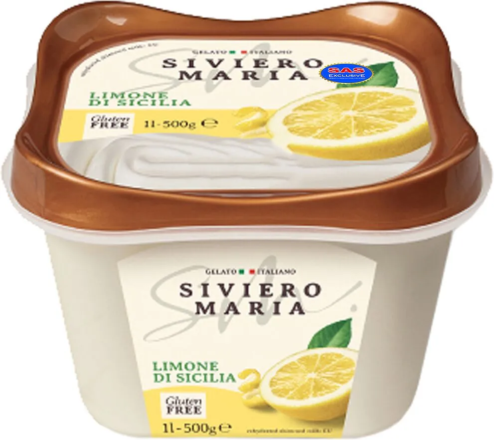 Պաղպաղակ կիտրոնի «Siviero Maria Limone» 500գ