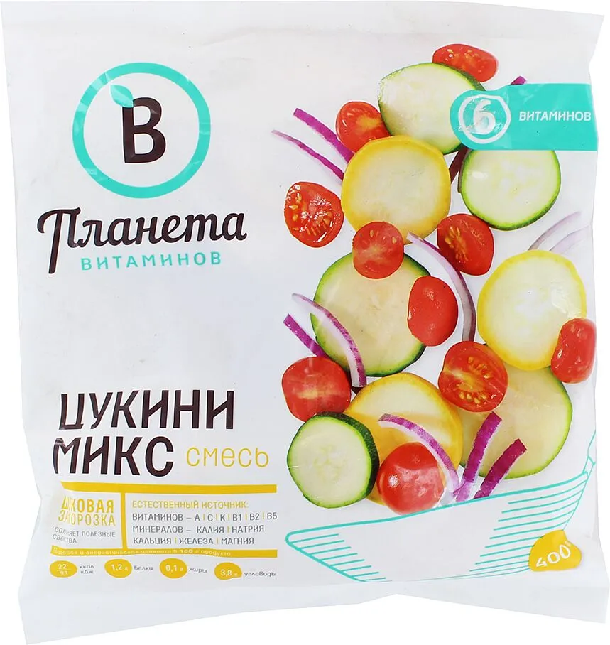 Բանջարեղեններ սառեցված «Планета Витаминов» 400գ