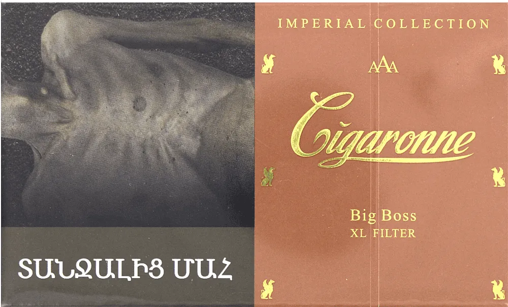 Ծխախոտ «Cigaronne Big Boss XL Filter»