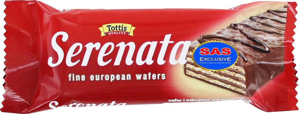 Վաֆլի կակաոյի կրեմով «Tottis Serenata» 31գ
