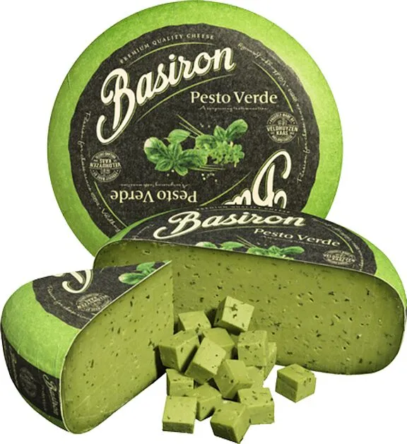 Պանիր գաուդա պեստոյով «Veldhuyzen Kaas Pesto Verde»
