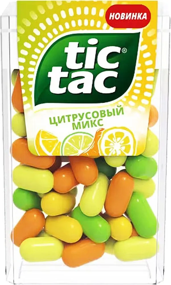 Սառնաշաքար ցիտրուսային «Tic Tac» 16գ
