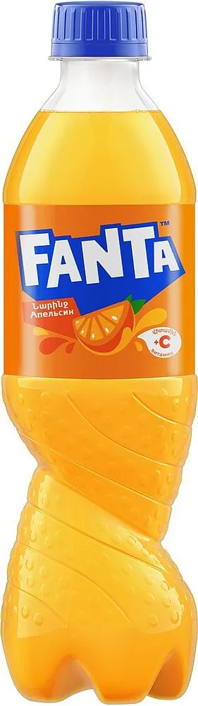 Զովացուցիչ գազավորված ըմպելիք Fanta Orange Food Court 0.5լ Նարինջ