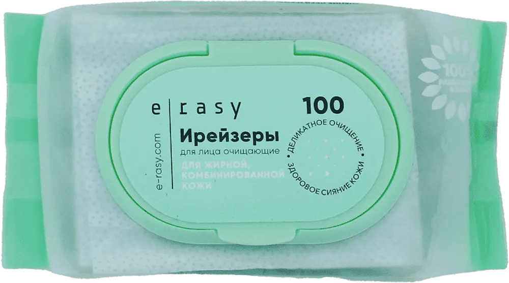 Անձեռոցիկ խոնավ դեմքի "E Rasy" 100 հատ