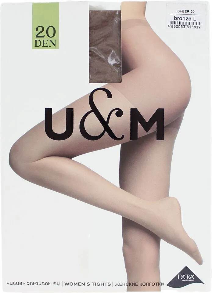 Զուգագուլպա «U&M 20 Den L» Բրոնզագույն