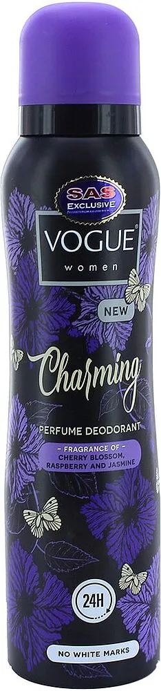 Դեզոդորանտ պարֆումացված «Vogue Charming» 150մլ