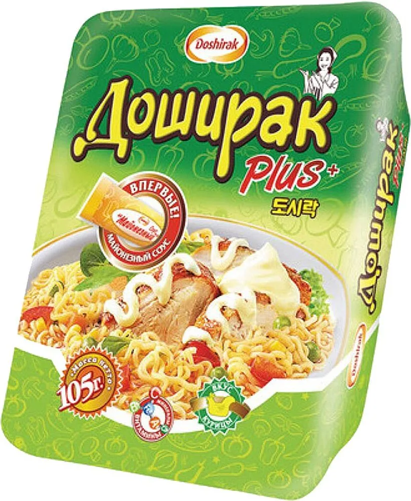 Լապշա հավի «Доширак» 105գ