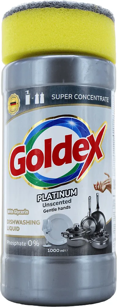 Սպասք լվանալու հեղուկ «Goldex Platinum» 1000մլ