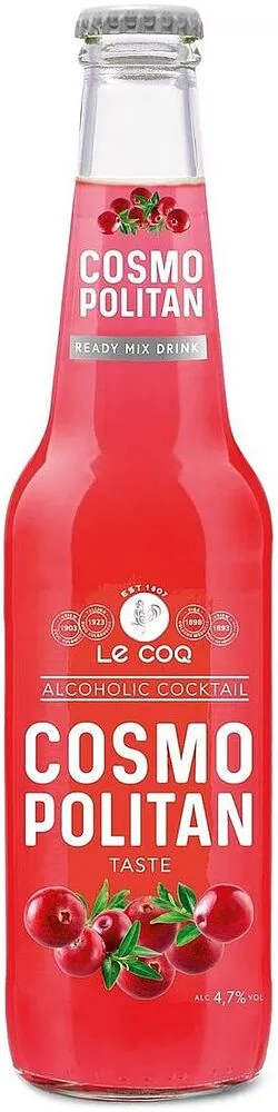 Կոկտեյլ ալկոհոլային «Le Coq Cosmo Politan» 0.33լ