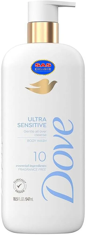 Լոգանքի գել «Dove Ultra Sensitive» 547մլ