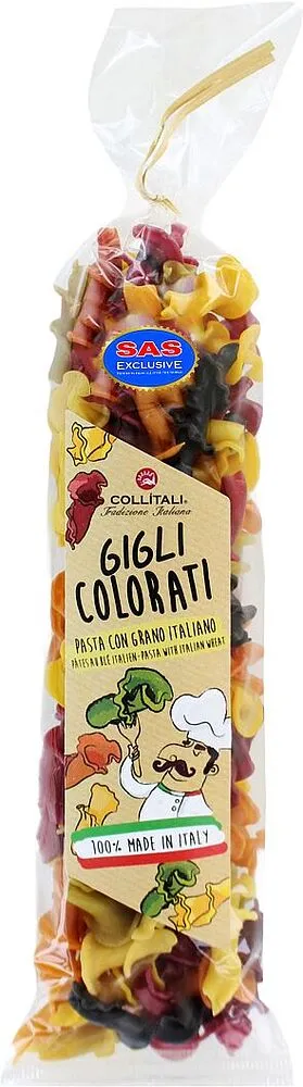 Մակարոն «Collitali Gigli Colorati» 200գ