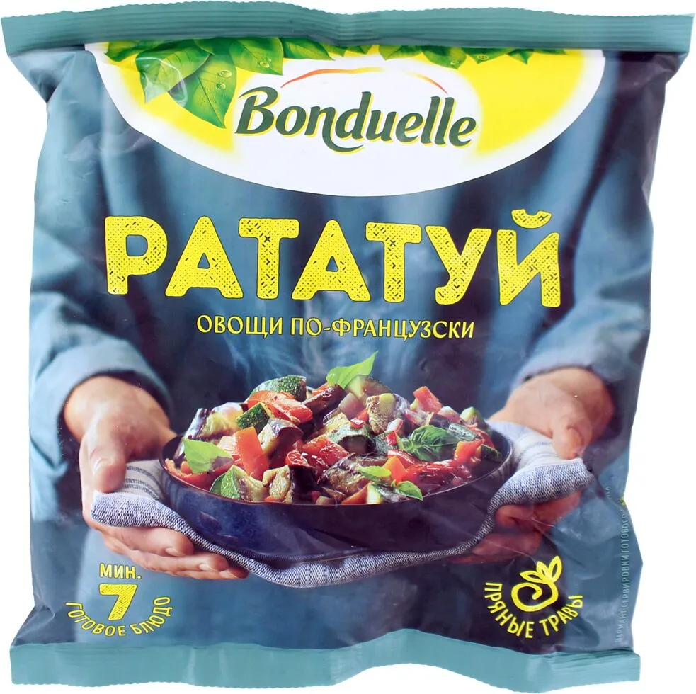 Բանջարեղենային խառնուրդ սառեցված «Bonduelle Рататуй» 400գ
