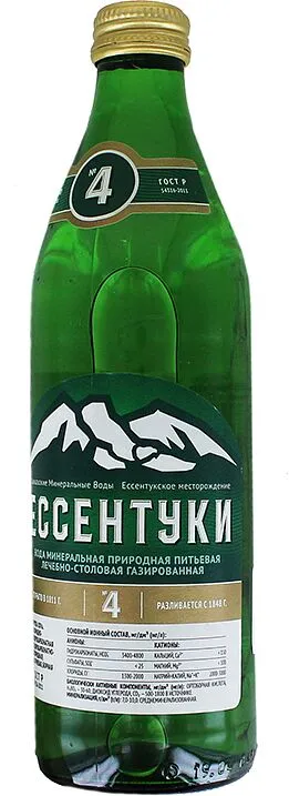 Հանքային ջուր «Ессентуки №4» 0.45լ
