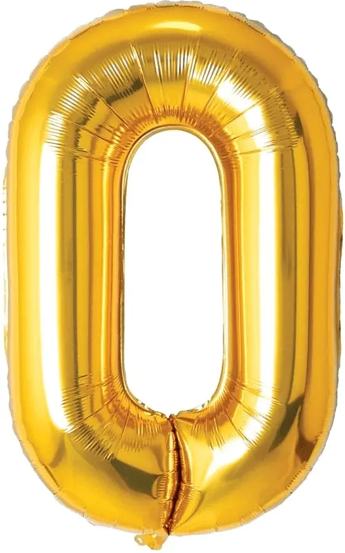 Հելիում գազով փուչիկ, №0,1մ, ոսկեգույն