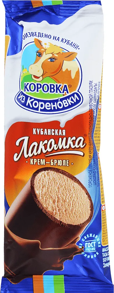 Պաղպաղակ կրեմ բրյուլե «Коровка из Кореновки Лакомство» 90գ