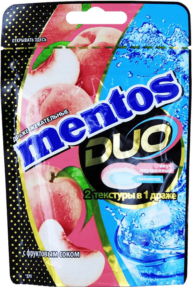 Դրաժե դեղձի «Mentos DUO» 45գ