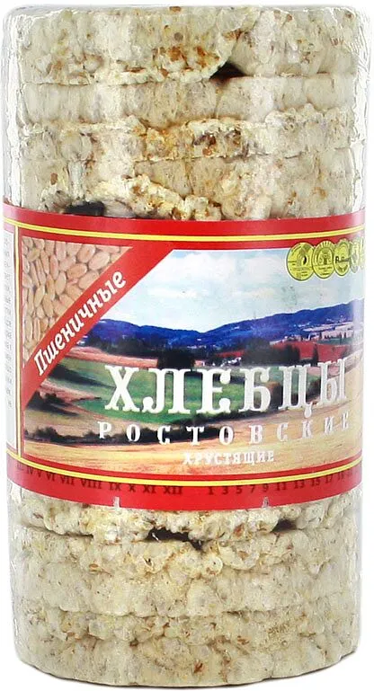 Խրթխրթան հացեր ցորենի «Ростовские» 80գ