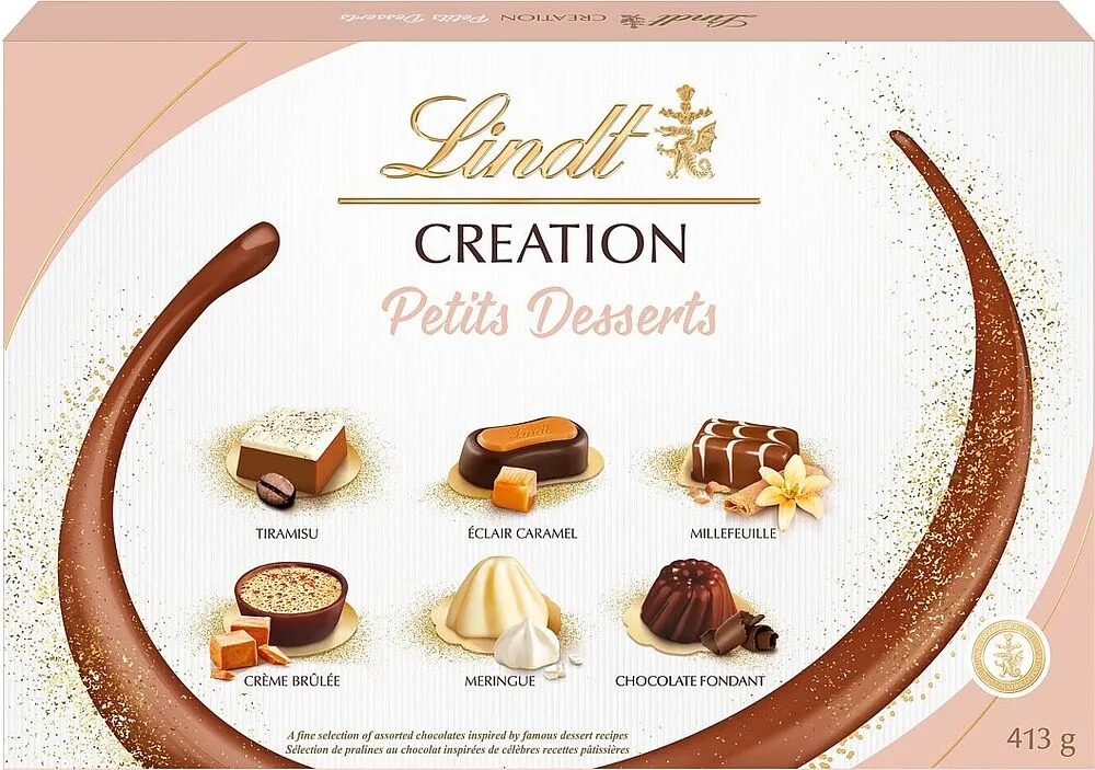 Շոկոլադե կոնֆետների հավաքածու «Lindt Creation Petits» 413գ