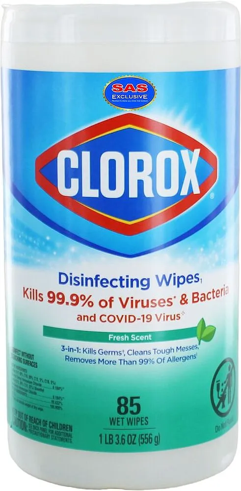 Անձեռոցիկ խոնավ «Clorox Fresh Scent» 85 հատ
