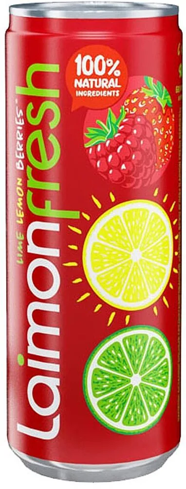 Ըմպելիք ոչ ալկոհոլային հատապտղային «Laimon Fresh» 0.33լ
