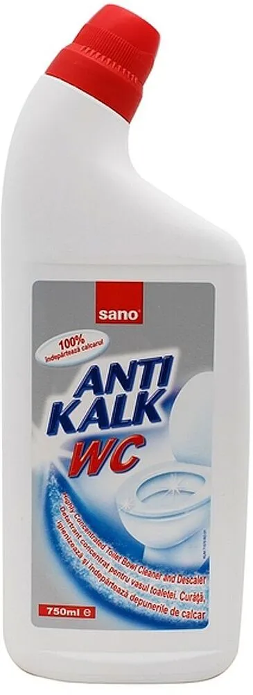 Զուգարանակոնքի մաքրող միջոց «Sano Anti Kalk» 750մլ