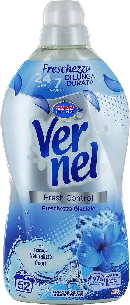 Լվացքի կոնդիցիոներ «Vernel Fresh Control» 1300մլ