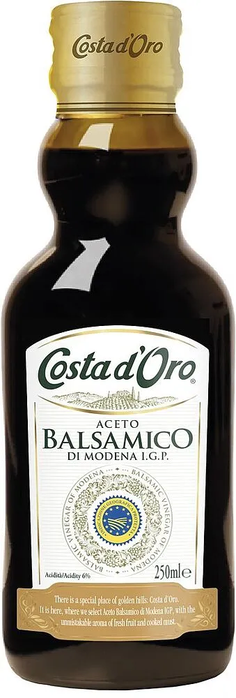 Քացախ բալզամիկ «Costa d'Oro Di Modena» 250մլ 6%