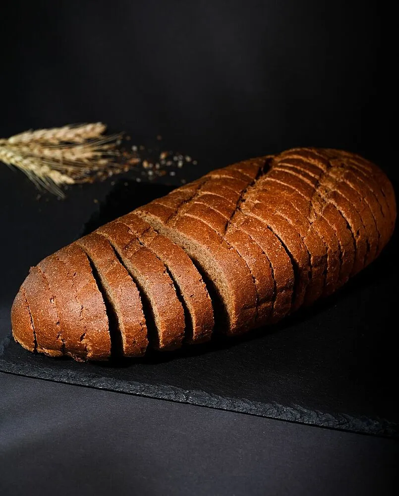 Հաց բատոն սև, կտրատած  «SAS Bakery» 440գ