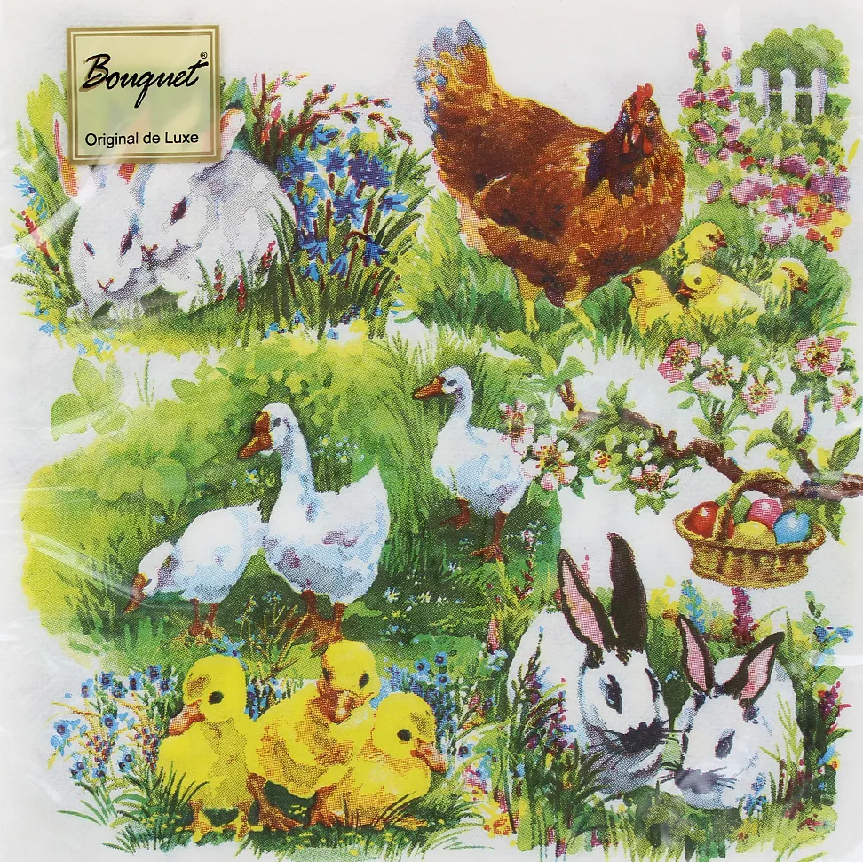 Անձեռոցիկ «Bouquet Original de Luxe» 20հատ