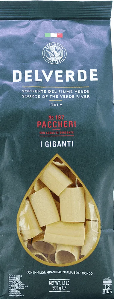 Մակարոն «Delverde Paccheri №197» 500գ