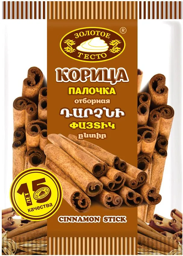 Դարչինի փայտիկներ «Золотое тесто» 30գ