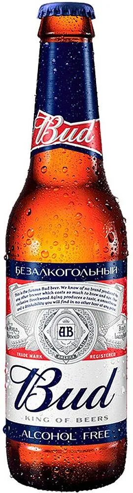 Գարեջուր «Bud 0» 0.33լ