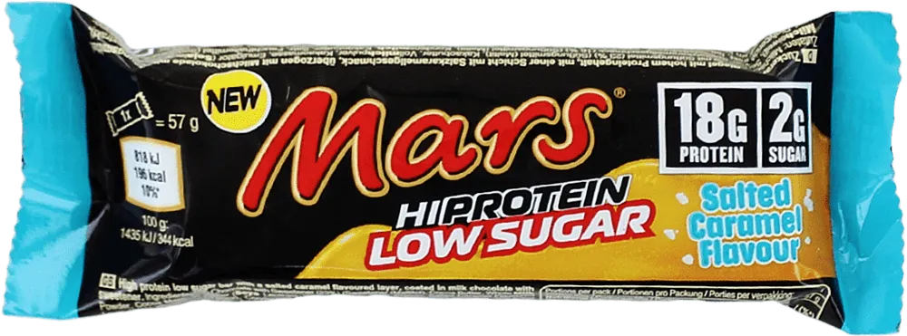 Շոկոլադե բատոն «Mars Hi Protein Low Sugar Salted Caramel» 57գ