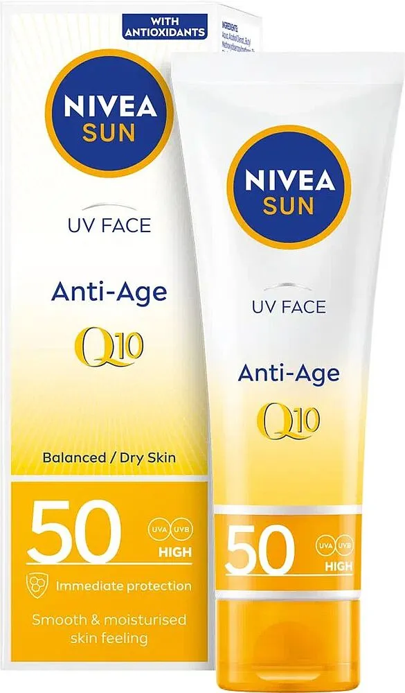 Արևապաշտպան դեմքի կրեմ «Nivea 50 SPF» 50մլ
