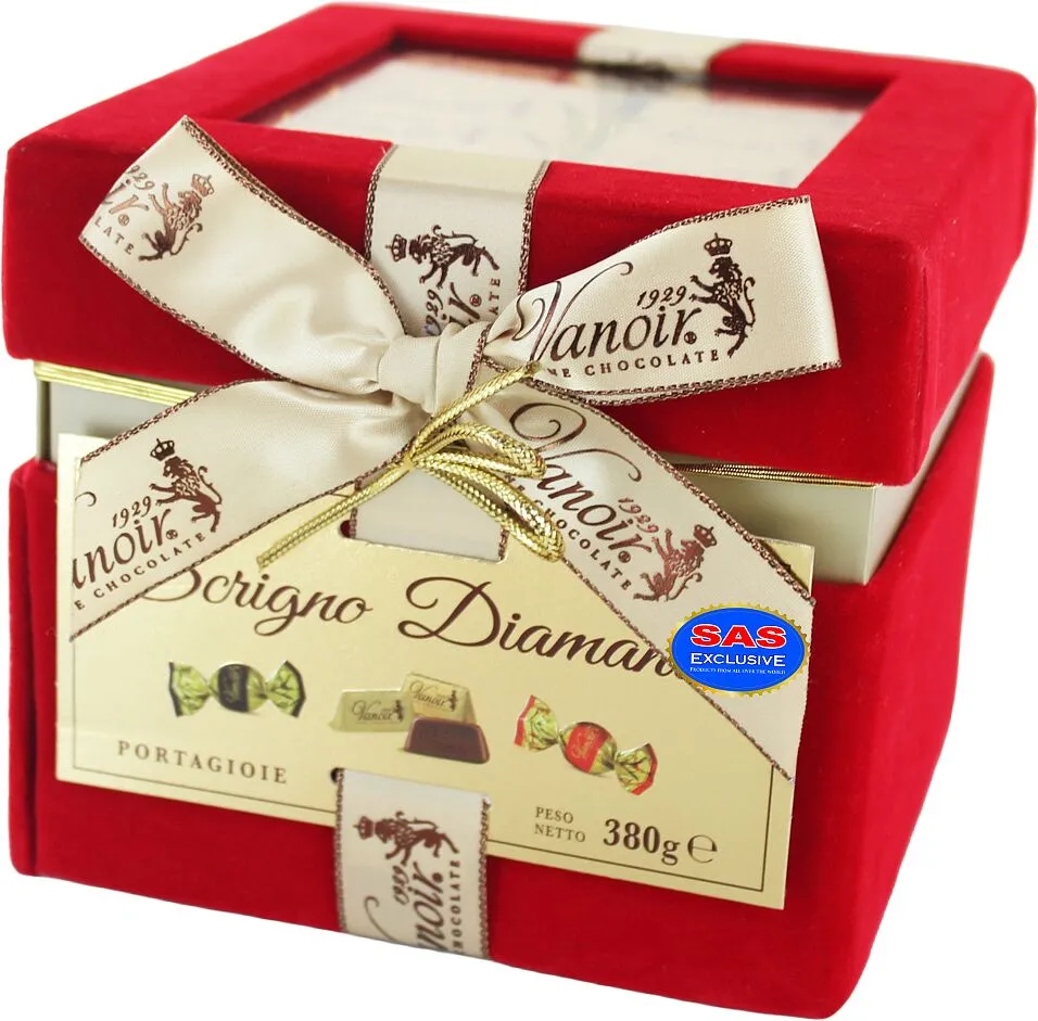 Շոկոլադե կոնֆետների հավաքածու «Vanoir Scrigno Diamante» 380գ
