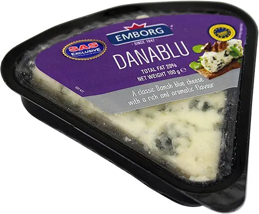 Պանիր բորբոսով «Emborg Danablu» 100գ