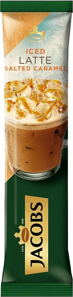 Սուրճ լուծվող «Jacobs Iced Latte Salted Caramel» 21.3գ

