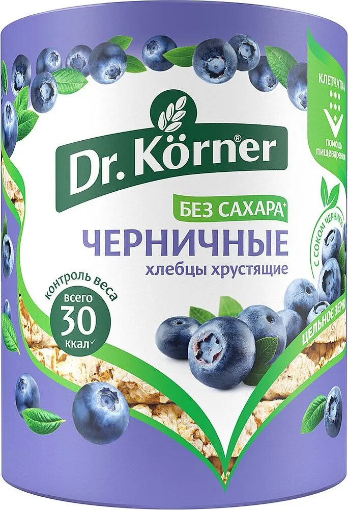 Խրթխրթան հացեր հապալասով «Dr. Körner» 100գ