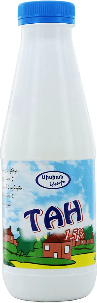 Թան «Սիսիան Կաթ» 430մլ, յուղայնությունը՝ 1.5%