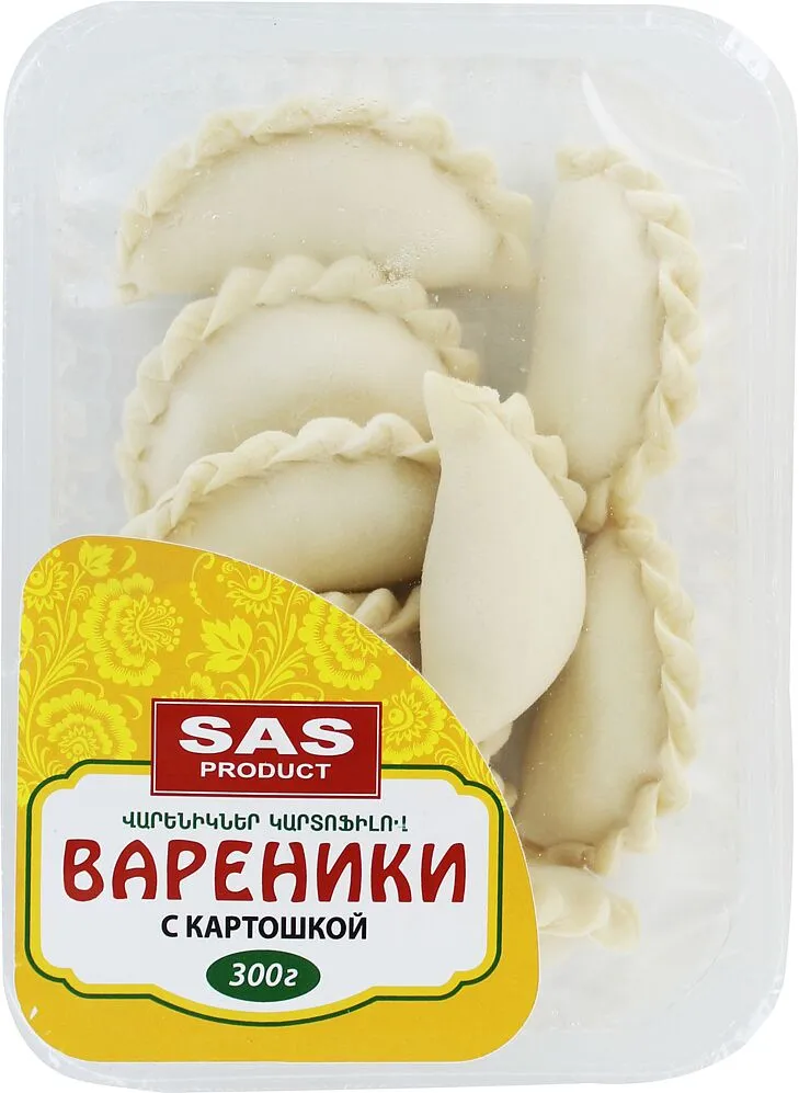 Վարենիկներ կարտոֆիլով կիսաֆաբրիկատ «SAS Product» 300գ