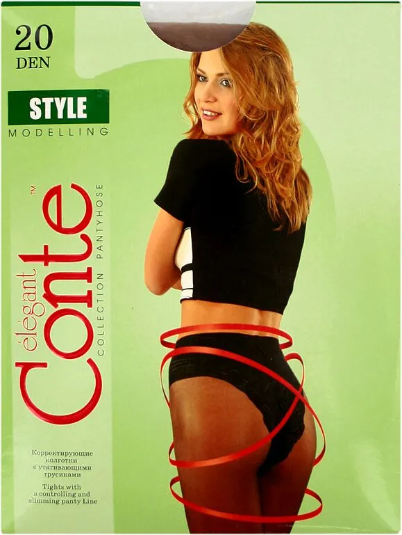 Զուգագուլպա բրոնզագույն «Conte Elegant Style 20 Den N3» 