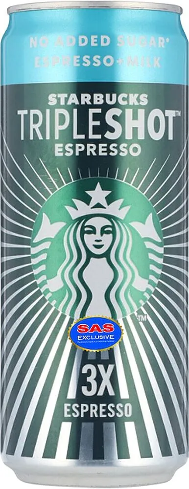 Սուրճ սառը «Starbucks Тripleshot Еspresso» 300մլ